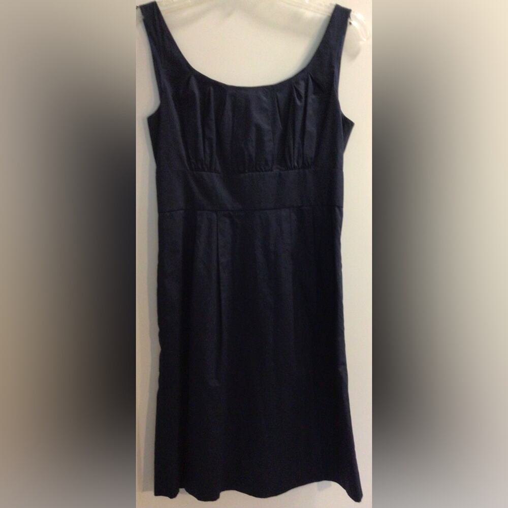J. Crew navy sleeveless cotton dress size 4